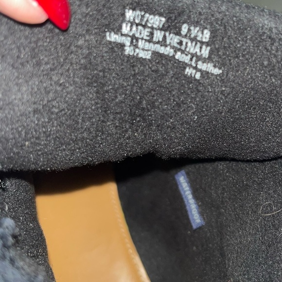 Cole Haan Women's Zerøgrand Explore Waterproof Hiker Boots Blue Size 9.5B - Picture 12 of 13